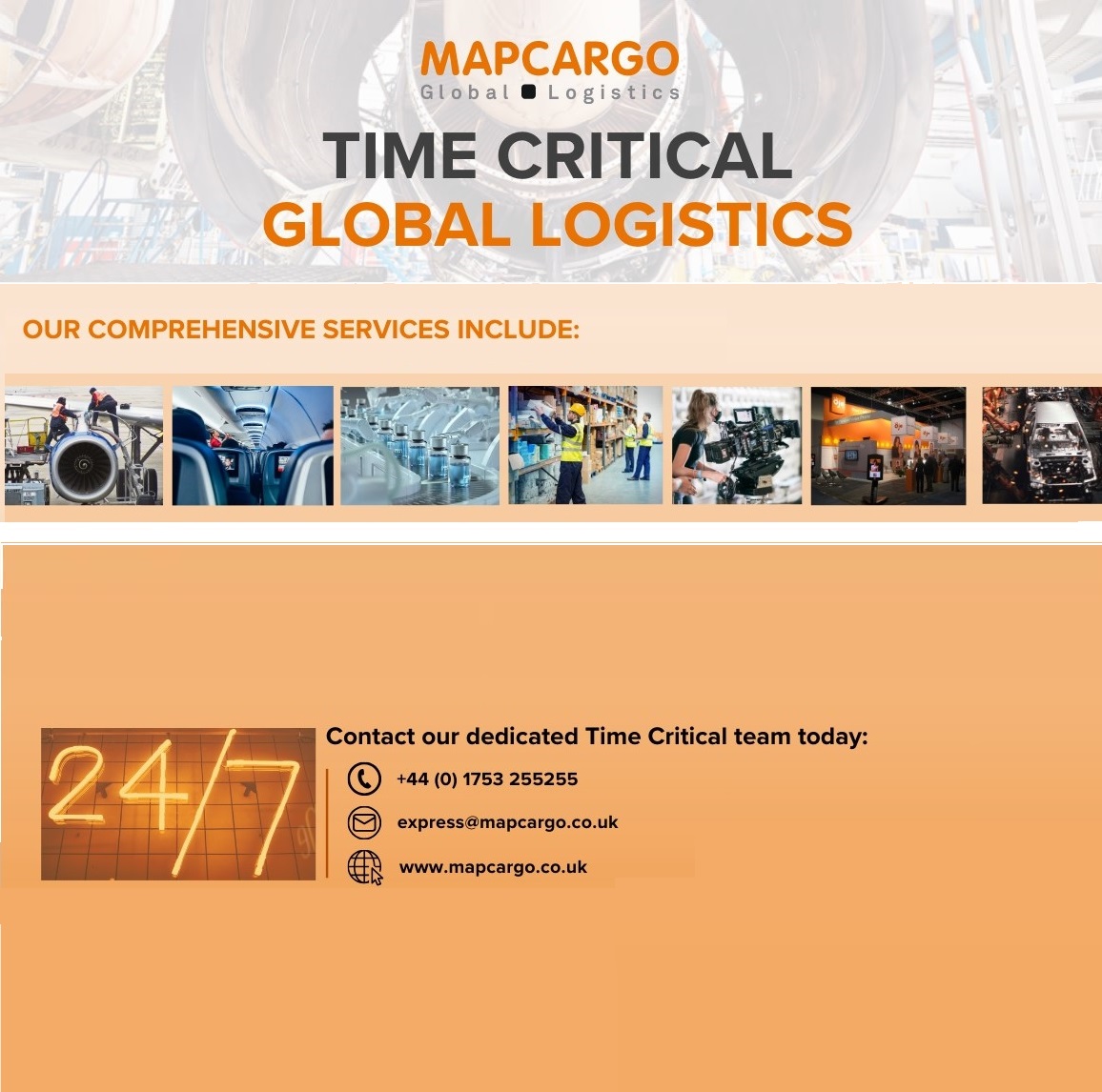 Mapcargo Time Critical Cargo Feature 