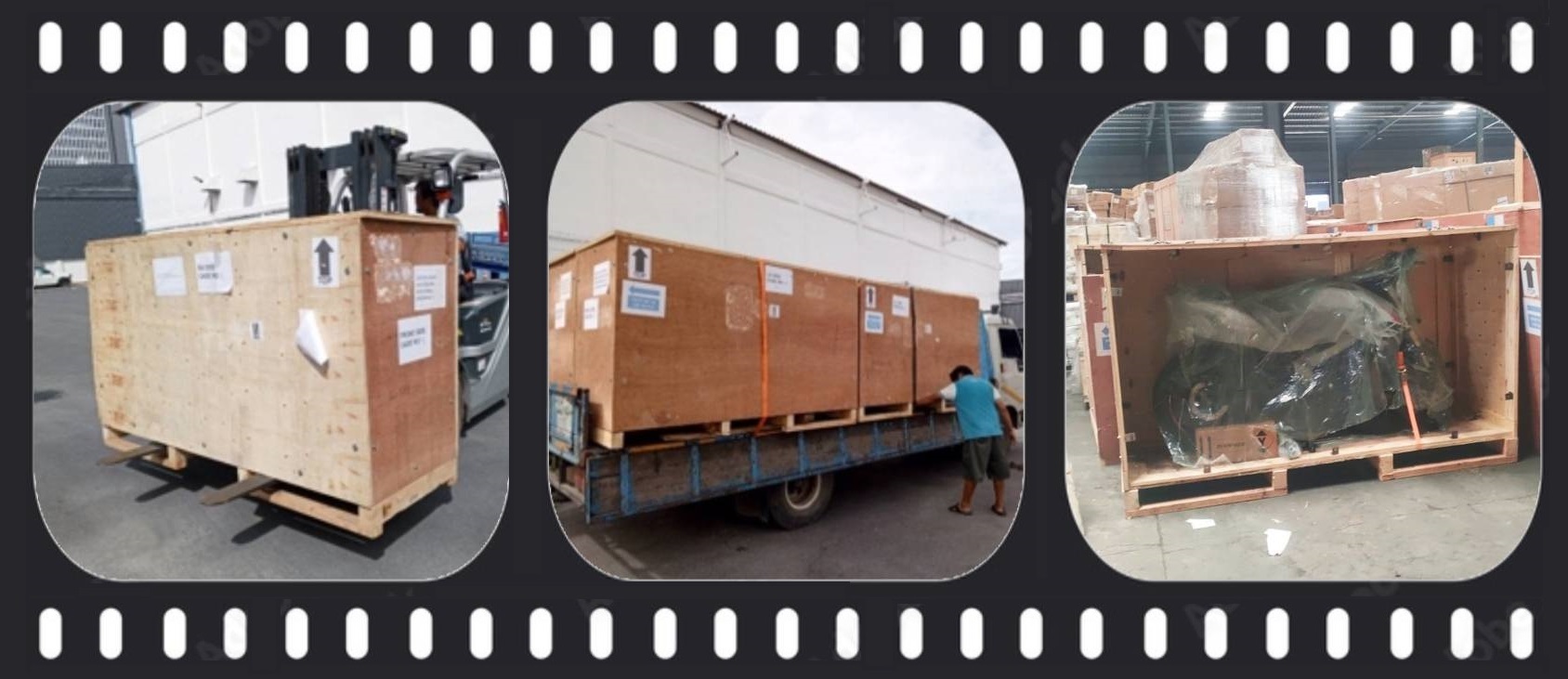 Geotrans Globalia Motorbikes shipment